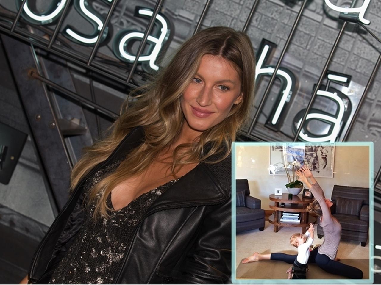 19億を稼ぐジゼル・ブンチェンのママ姿が完璧すぎる