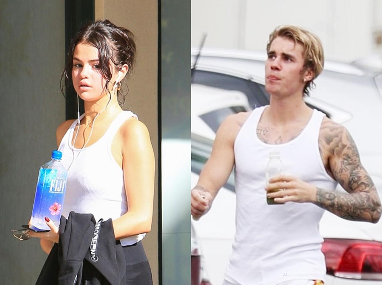 ジャスティン・ビーバー&セレーナ・ゴメス、エクササイズ・デートで汗びっしょり