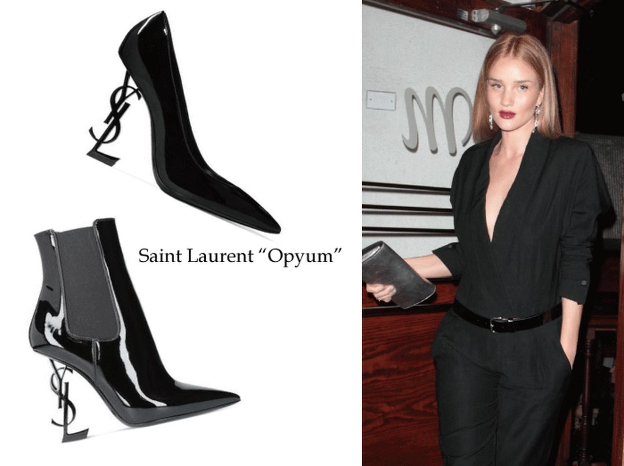 サンローランの“ロゴヒール”を愛用するおしゃれセレブたち！