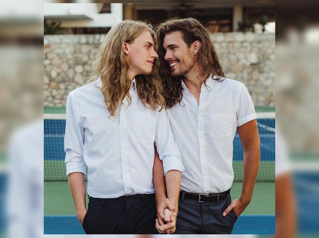 少女マンガに登場しそうな麗しきゲイカップルにうっとり