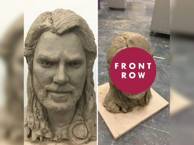 粘土で作った「イケメン」の彫刻が一瞬にして「ブサメン」になった姿に爆笑