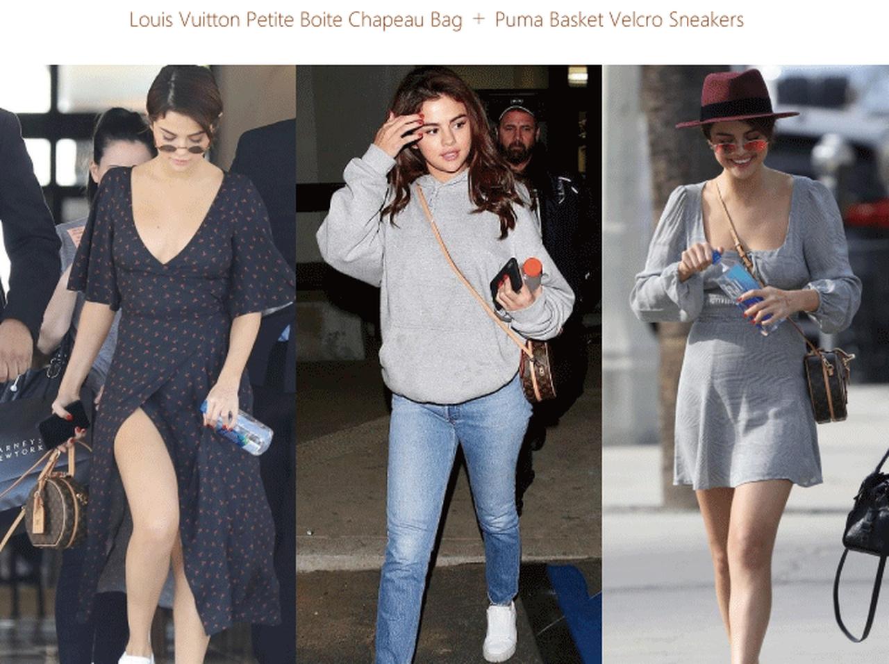 セレーナが最近ヘビロテするのは、ヴィトンのプチバッグとPUMAのスニーカー!