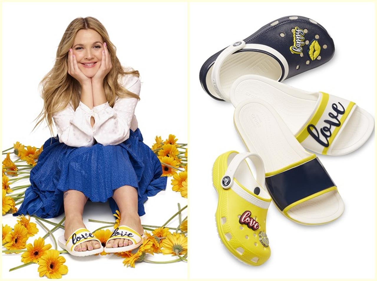 クロックスとドリュー・バリモアがコラボ!ポップでおしゃれな第1弾が発売♡