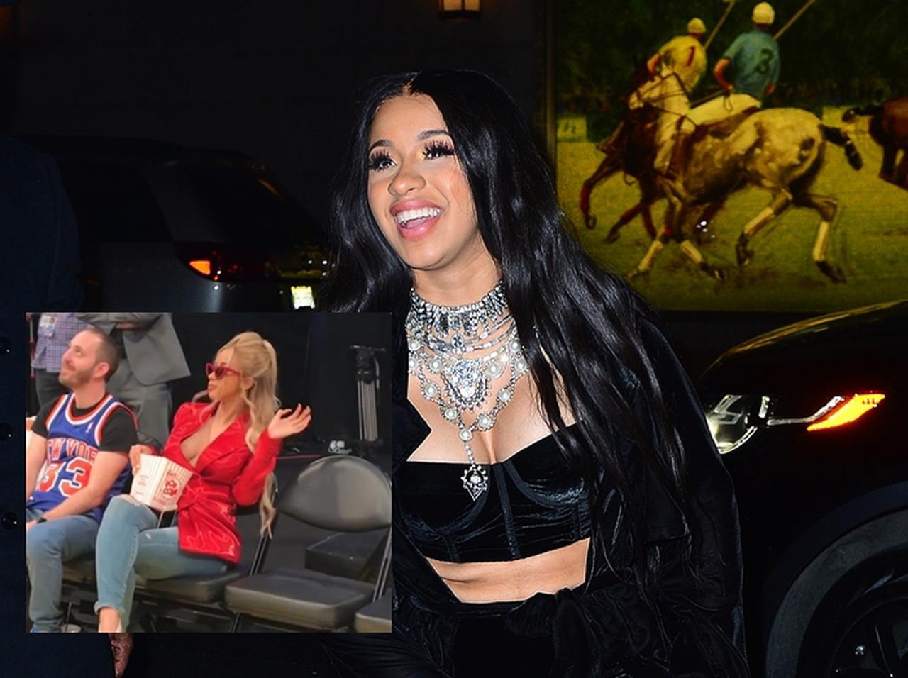 カーディ・B、体を揺らしポップコーンを食べる姿が笑える