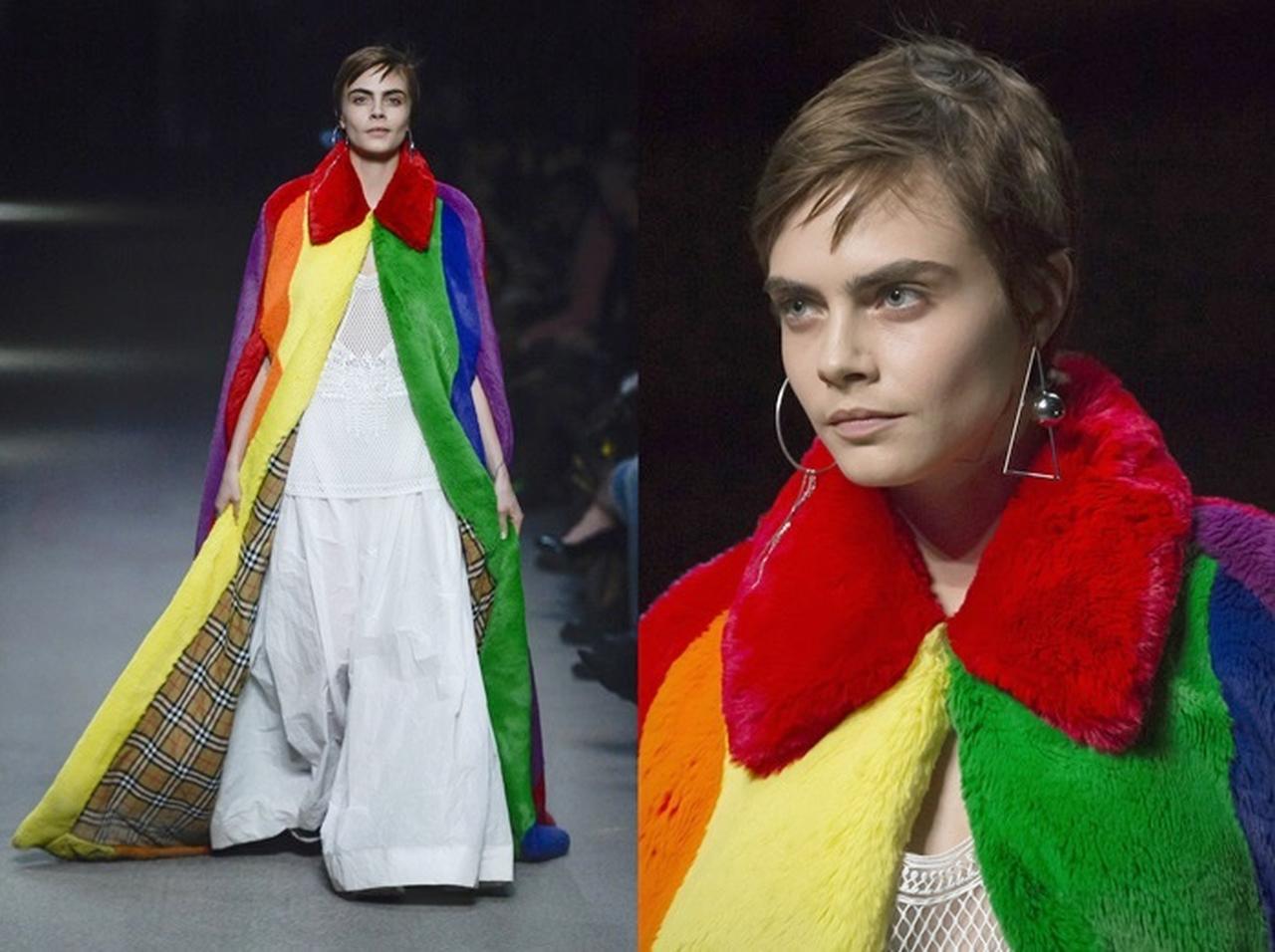 カーラ・デルヴィーニュ、2年ぶりにランウェイに復活!LGBTをサポート