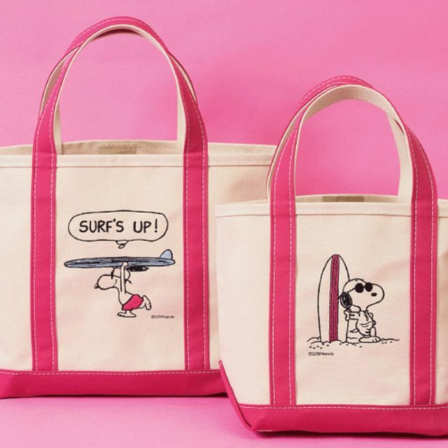 スヌーピーがサーフィン！　L.L.Beanとの特別コラボ・トートが発売