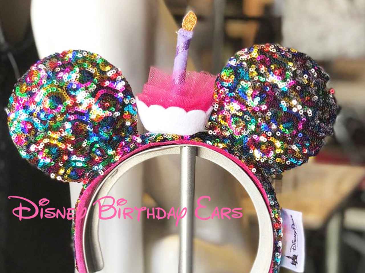 ミニーの耳にケーキがON！ディズニーの「バースデーカチューシャ」がカワイイ！