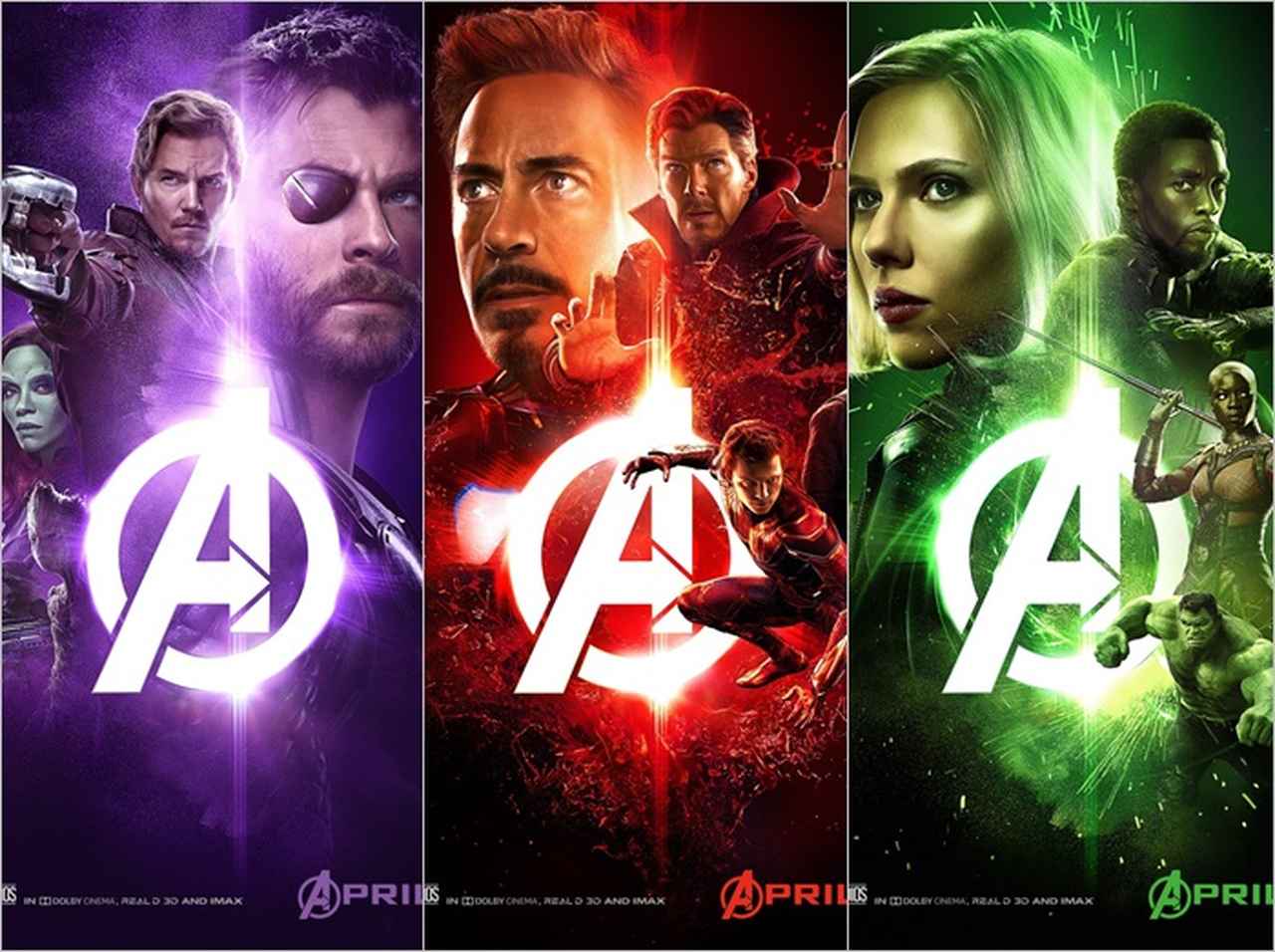 『アベンジャーズ／インフィニティ・ウォー』のキャラポスターでMCU大集合