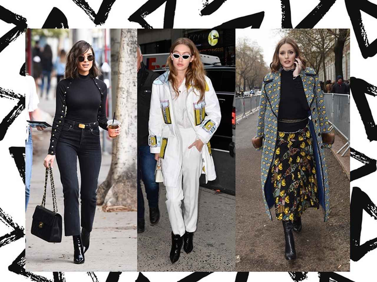 やっぱり使える!海外セレブによる「黒ブーツ」のコーディネート集