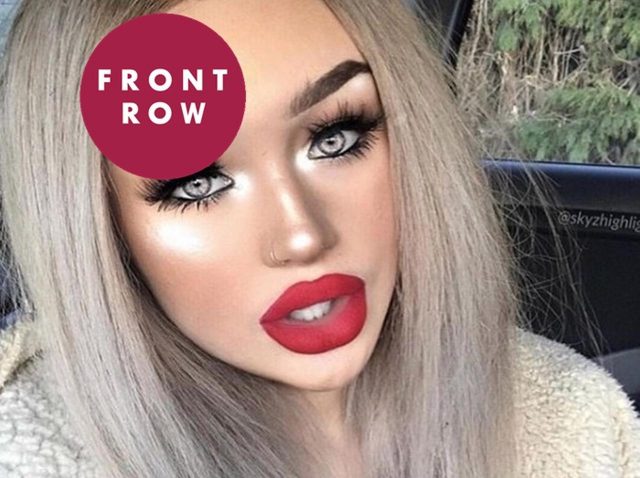 ついにここまで！「ハイヒール眉毛」が眉毛の次元を超えている