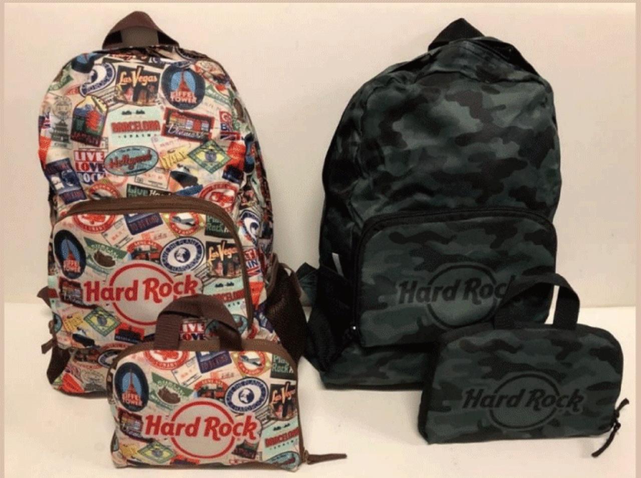 アメリカンレストラン「ハードロックカフェ」より、限定バックパックが特別価格で