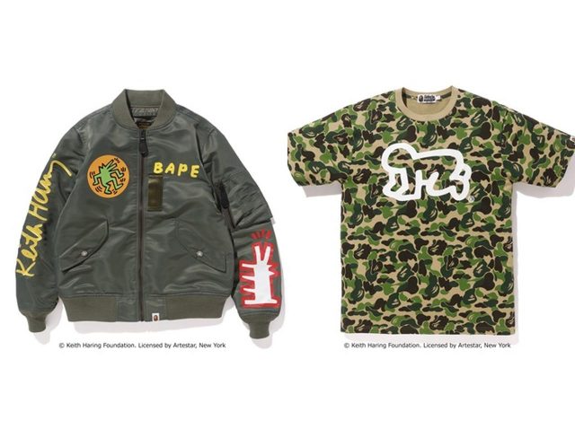 BAPE×キース・ヘリングのコラボアイテムが発売！13アイテムを公開
