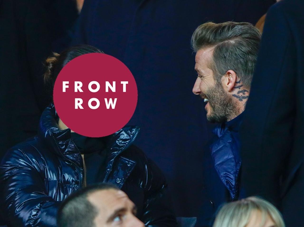 42歳デヴィッド・ベッカム、21歳人気モデルとサッカー観戦【写真アリ】