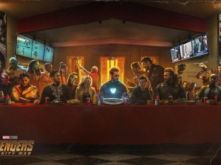『アベンジャーズ』ファン作、「最後の晩餐」をパロったアートに感無量