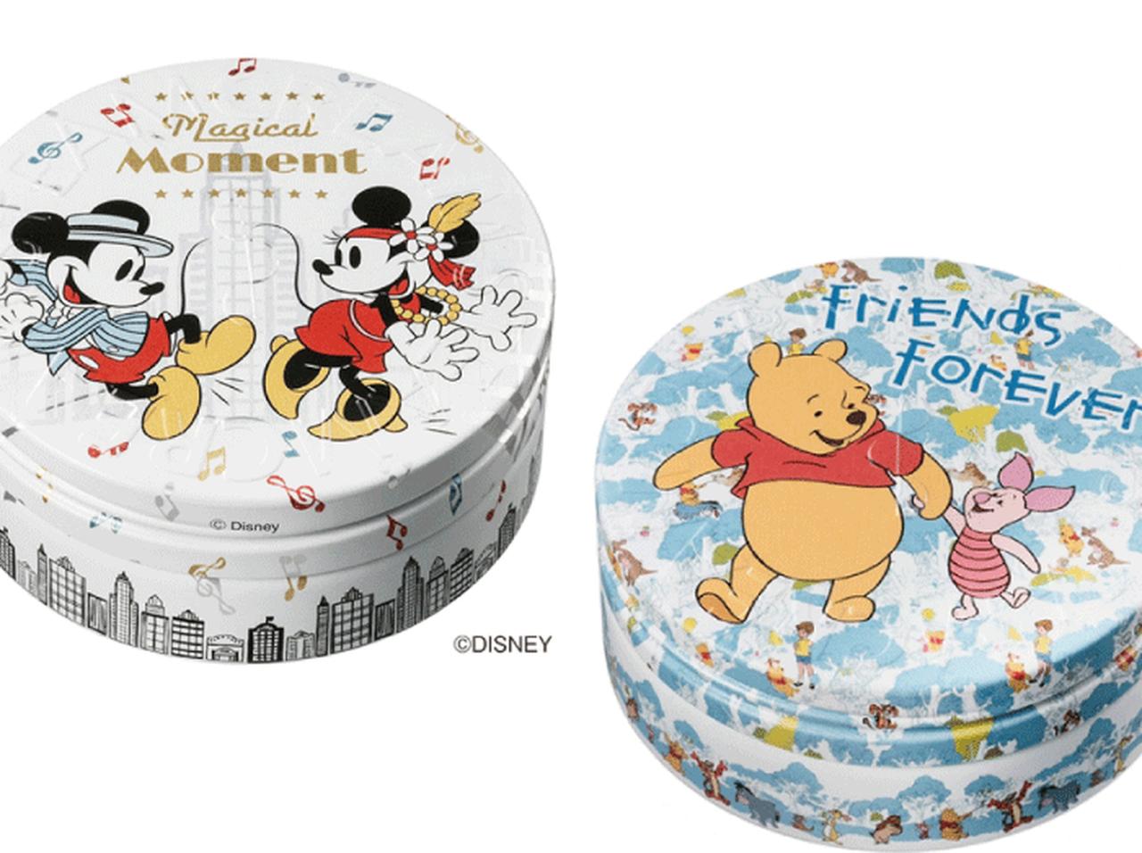 ミッキーマウスとくまのプーさん限定デザイン缶、全身用保湿クリーム