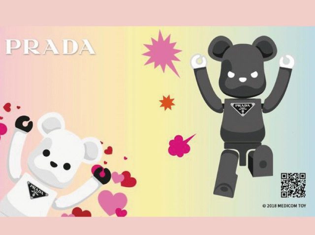 プラダとベアブリックがコラボ！LINEスタンプが登場