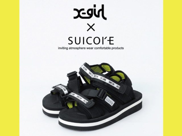 X-girl×スイコックのコラボサンダルが登場