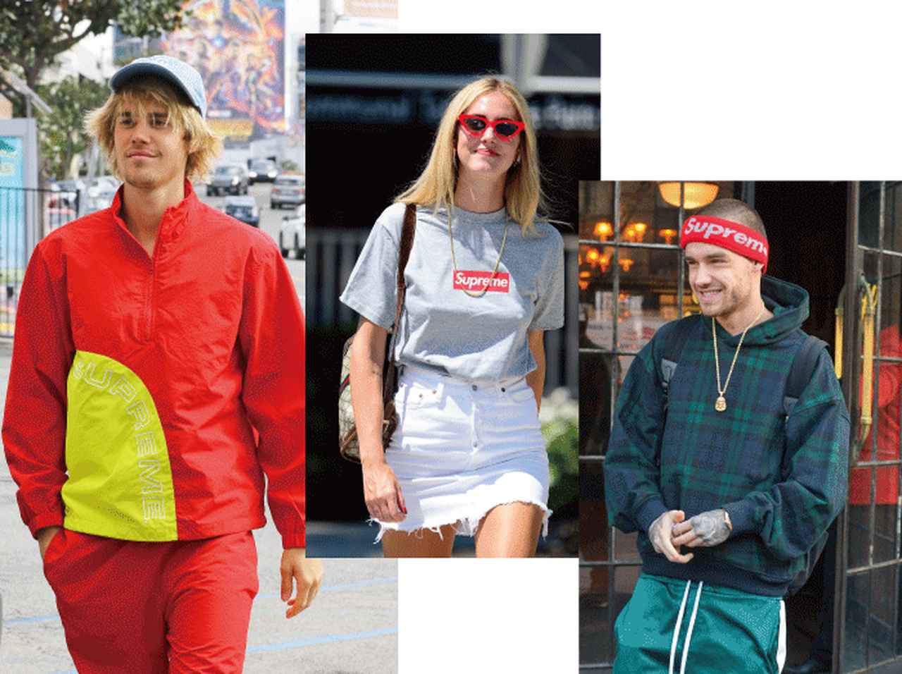 シュプリームを愛用するセレブたち、ジャスティン、リアム、キアラほか