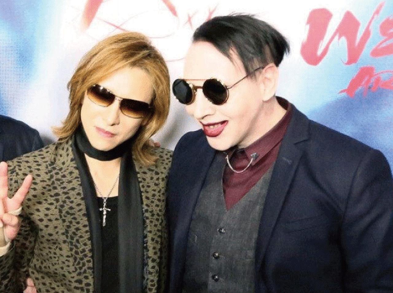YOSHIKIとマリリン・マンソンが米国最大のフェス、コーチェラで夢の共演