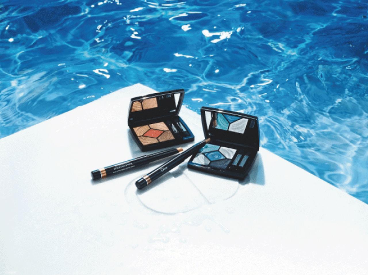 ディオールから夏の肌に映える、ブルーとコーラルのアイシャドウ やブルーの限定リップ