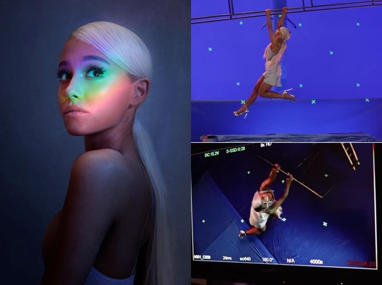 アリアナ・グランデ、新曲MVで無重力空間に挑戦