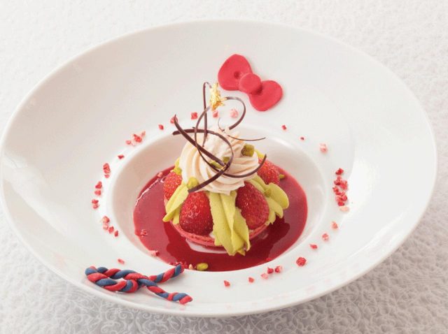 ハローキティのスイーツ♡フランス料理界の巨匠によるコラボ
