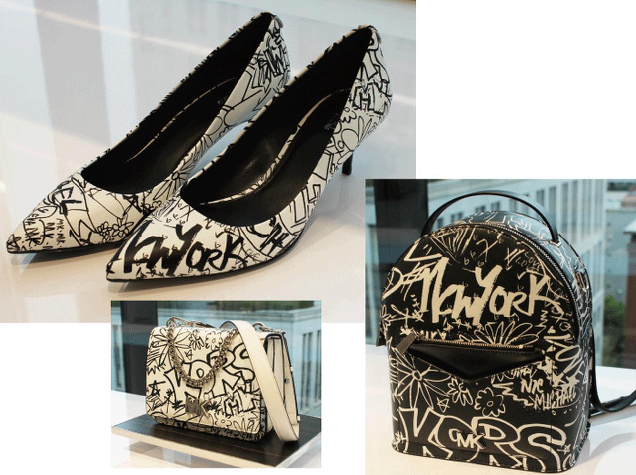 マイケル マイケル・コースの展示会で発見した“グラフィティ”コレクションがブーム間違いなし！