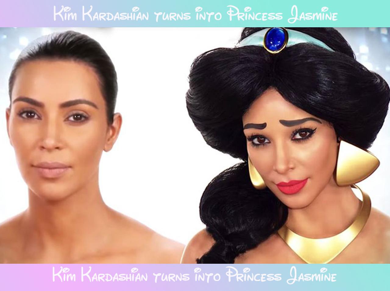 キム・カーダシアン、「ディズニー姫」に変身するも5歳娘に酷評される