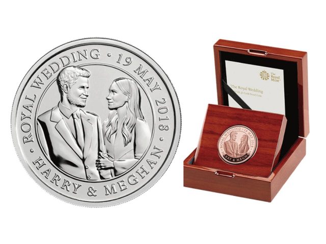 ロイヤルウェディングを祝福する公式記念貨が登場！ヘンリー王子ご成婚記念コイン