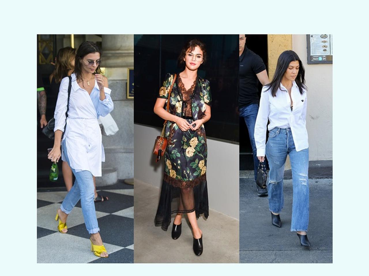 春夏はミュールで抜け感たっぷりの足元をゲット!セレブのコーデを拝見