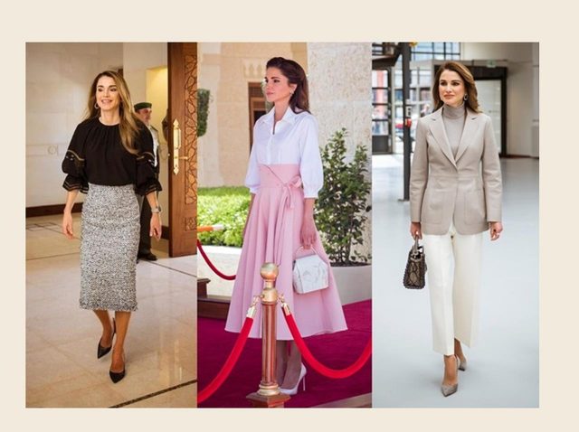 ヨルダンのラーニア王妃の「真似しやすい」華麗なるロイヤルファッション