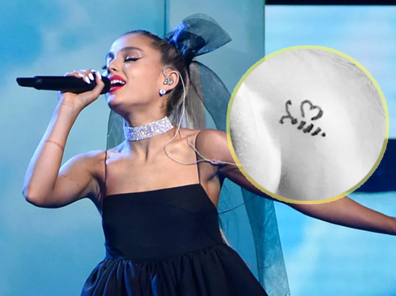 アリアナ・グランデ、英爆破テロ1年を追悼し「蜂」のタトゥーを刻む