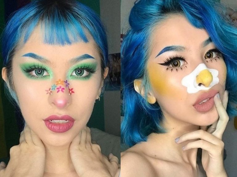 花やフルーツまでなんでも描いちゃう!「ノーズメイク」が新たなトレンドに