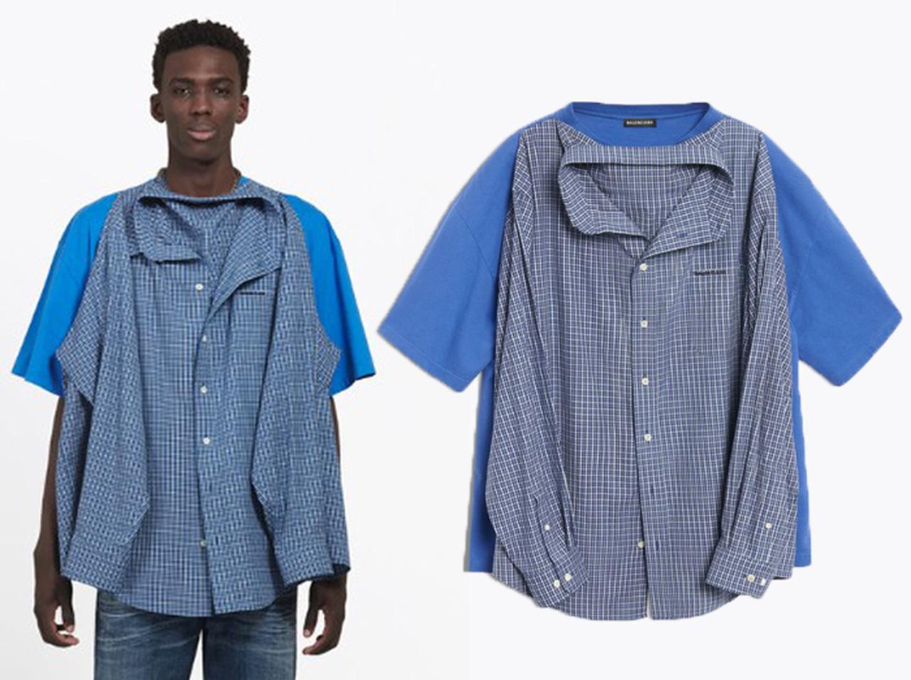 バレンシアガ発「シャツ付きシャツ」のぶっ飛び価格に目玉が飛び出る