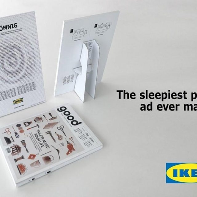 イケア、睡魔に襲われる「世界一眠くなる広告」を展開