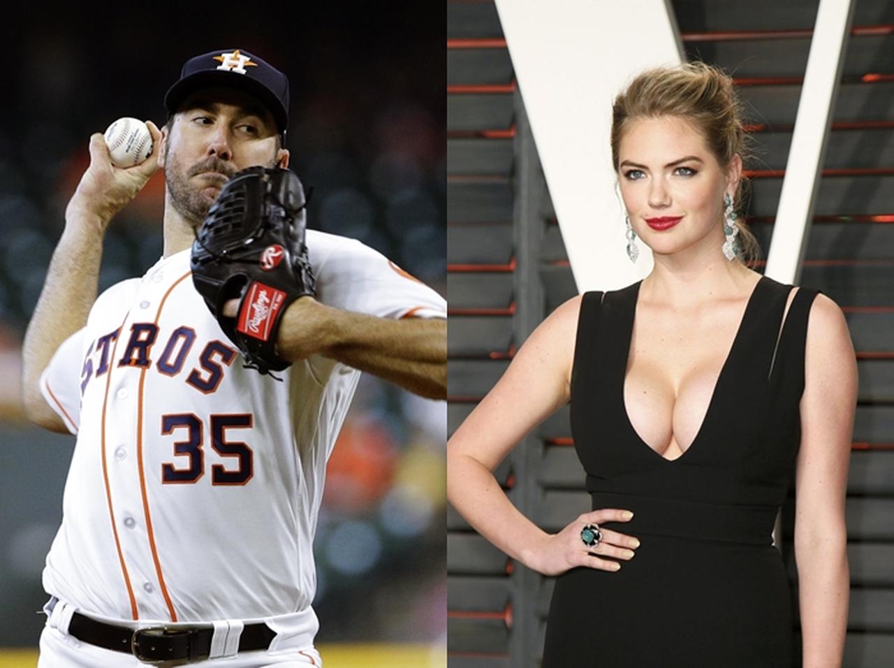 大谷斬りMLB投手、年下モデル妻のケイト・アプトン射止めた「変化球」が絶妙