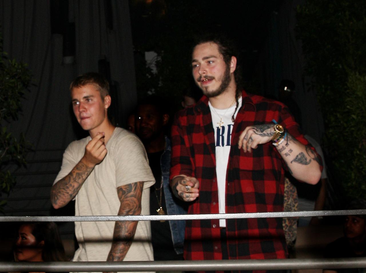 ポスト・マローン、「ジャスティン首絞め事件」のラッパーが全米1位