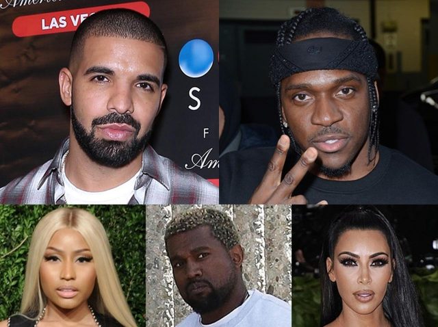 ドレイクVSプッシャ・Tのバトルが激化！ゴーストライター、請求書、セレブ巻き込むドロ沼化