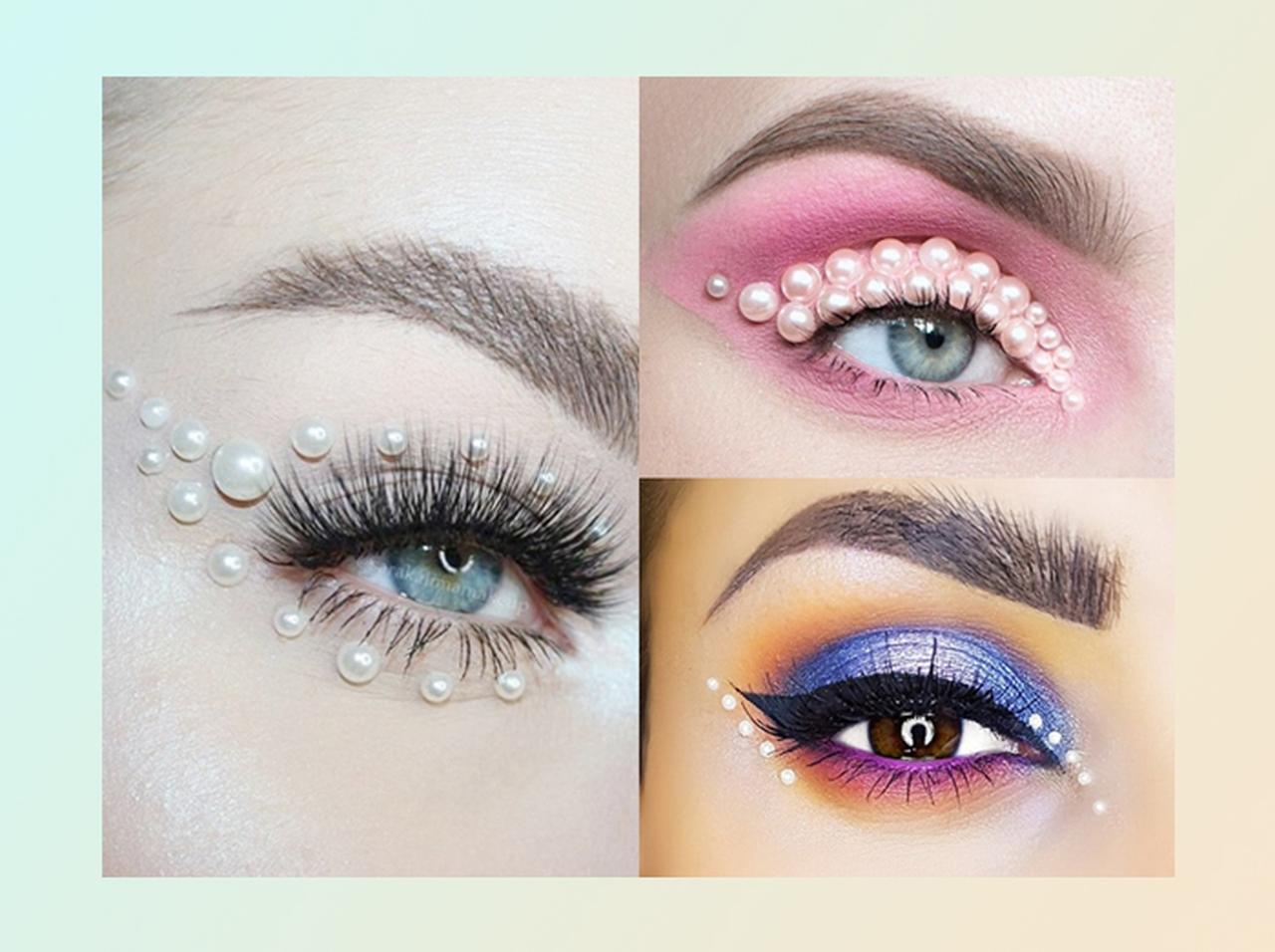 マーメイド気分になれる！「パール・アイ」が涼し気でおしゃれ♡