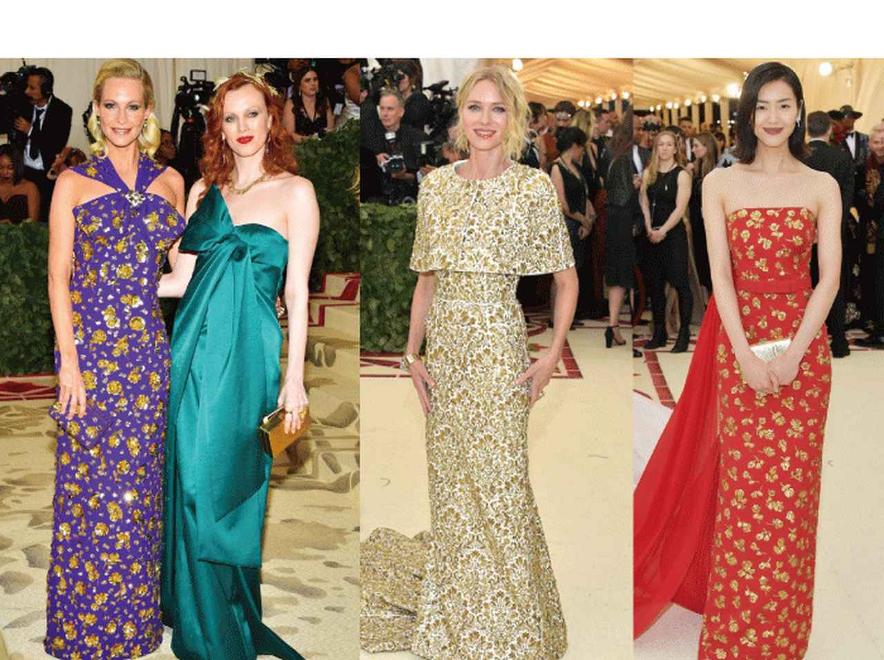 人気セレブたちがマイケル・コース コレクションのカスタムドレスを纏ってメットガラに出席