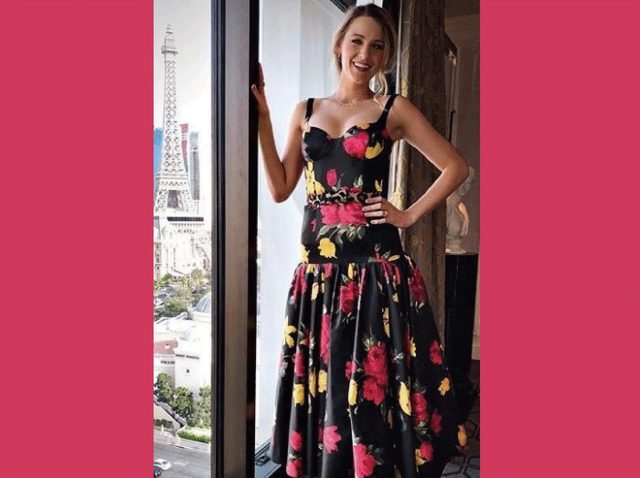 ブレイク・ライヴリーの花柄×豹柄コーデがおしゃれ♡マイケル・コース コレクション新作ワンピ