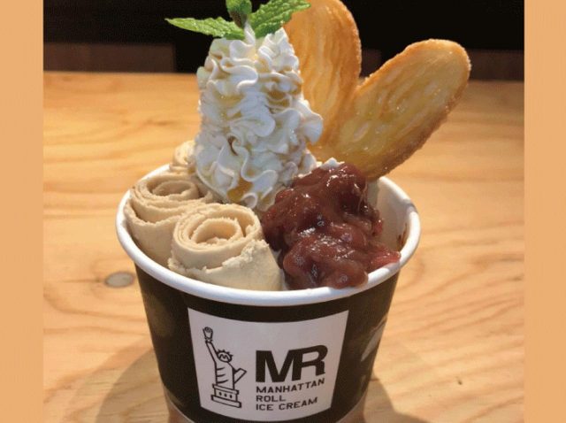 原宿で行列のロールアイス店、マンハッタンロールが、名古屋にオープン！
