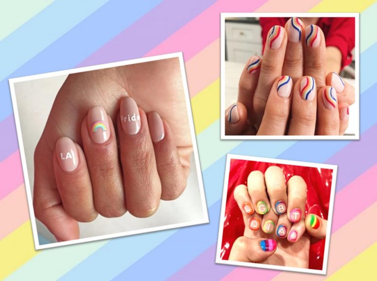 LGBTの象徴「レインボーフラッグ」にインスパイアされたネイルアートが可愛い