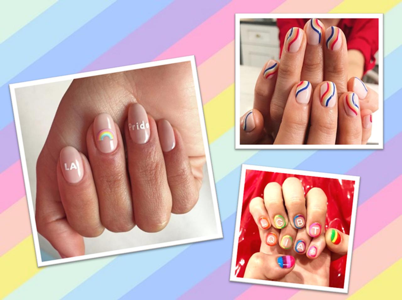 LGBTの象徴「レインボーフラッグ」にインスパイアされたネイルアートが可愛い
