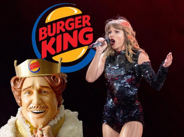 バーガーキング、「テイラー・スウィフトの力」を借りてライバル店を挑発