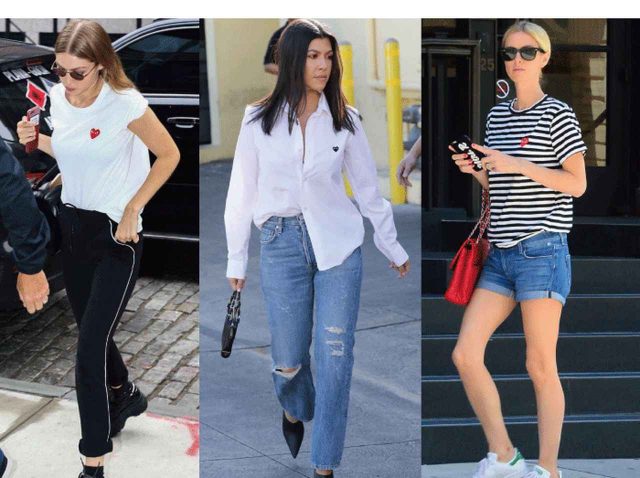 コム デ ギャルソンを着こなすセレブたち！