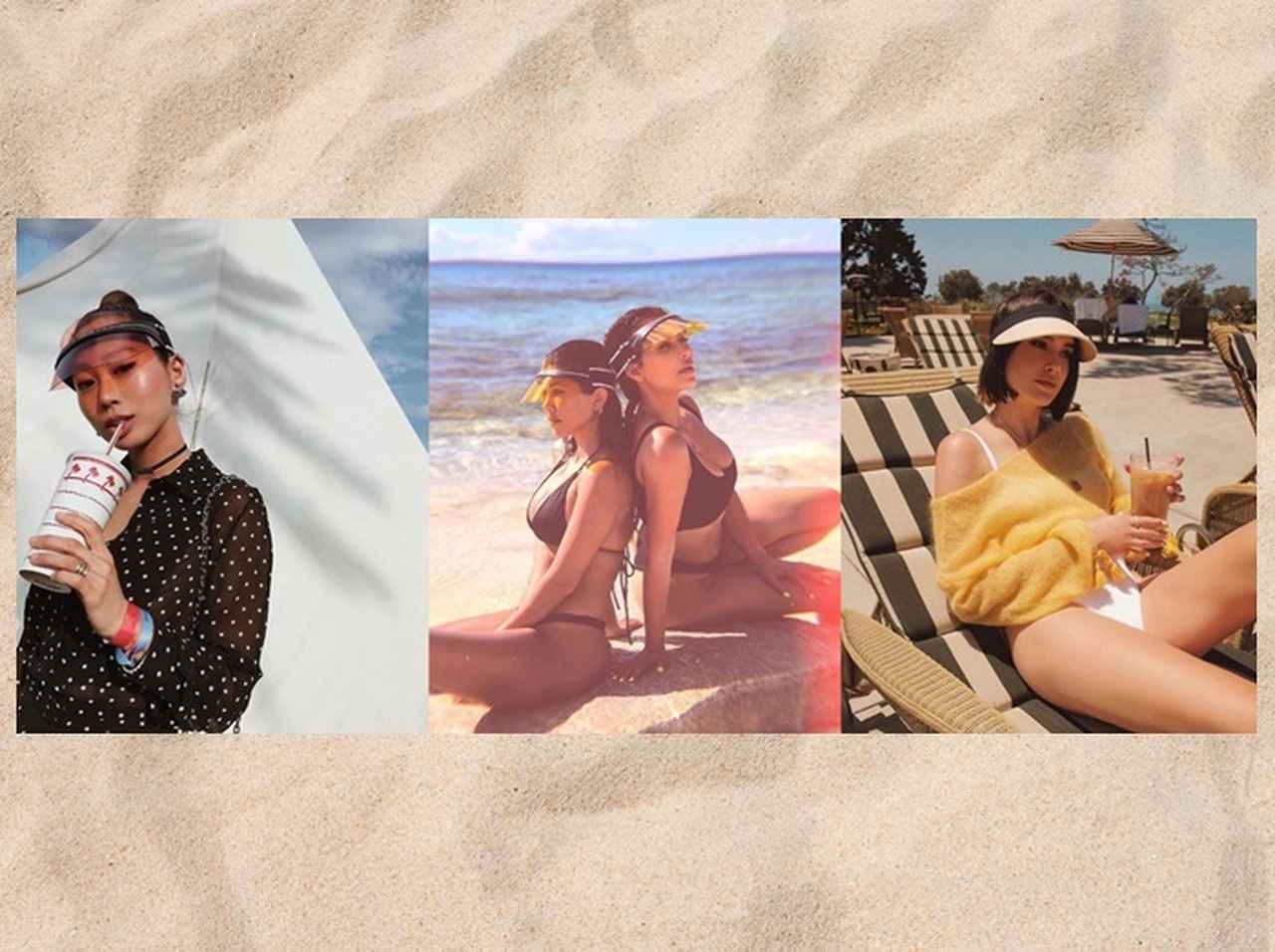 【2018夏】90年代風が旬！「サンバイザー」が夏のマストアイテムになる予感