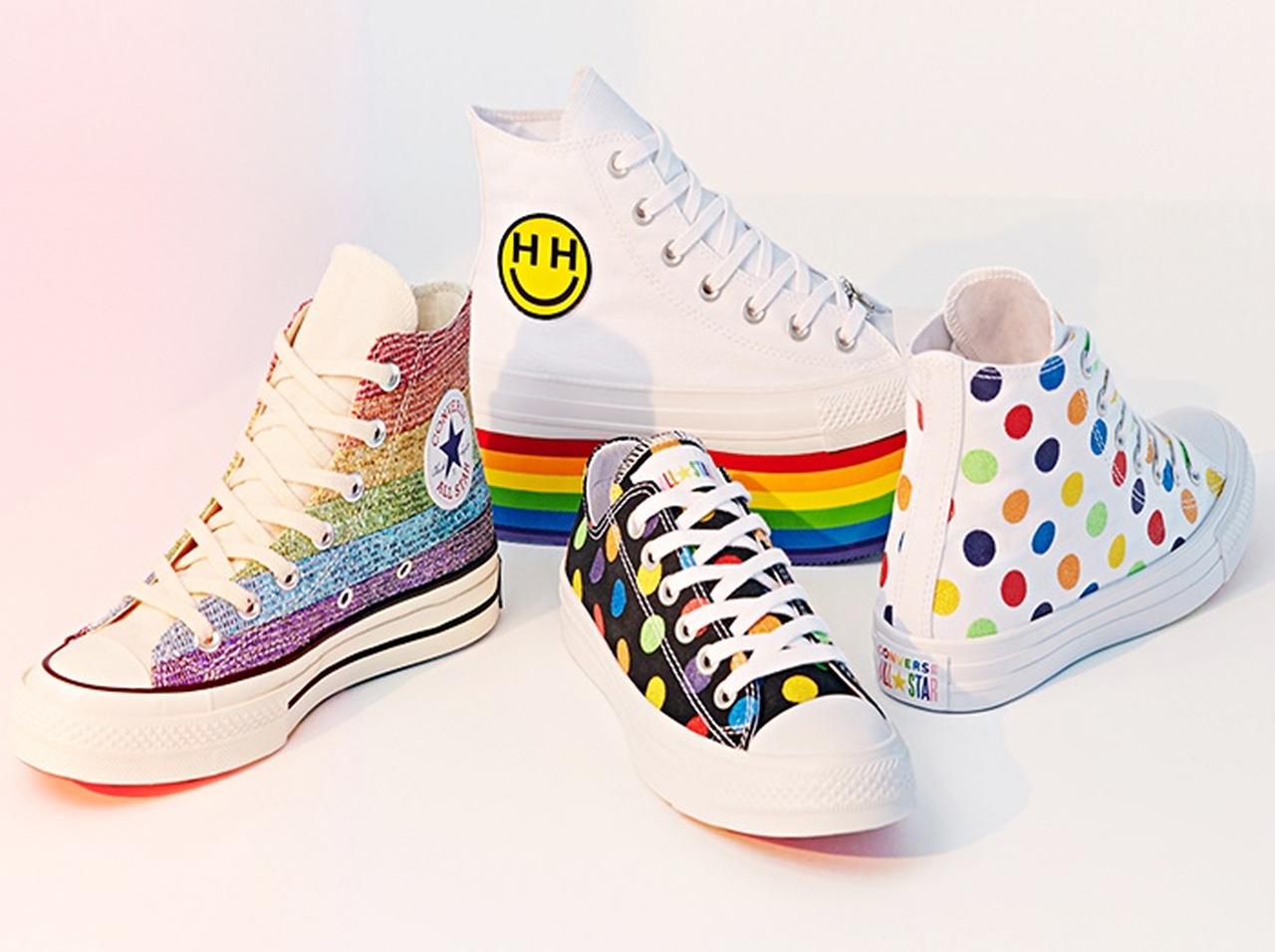 マイリー・サイラス×ConverseコラボのLGBTスニーカーが可愛い