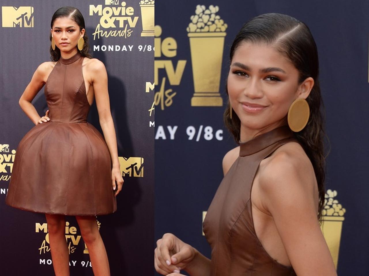 ゼンデイヤ、ドレス姿が「ハーシーキス」のチョコにしか見えない