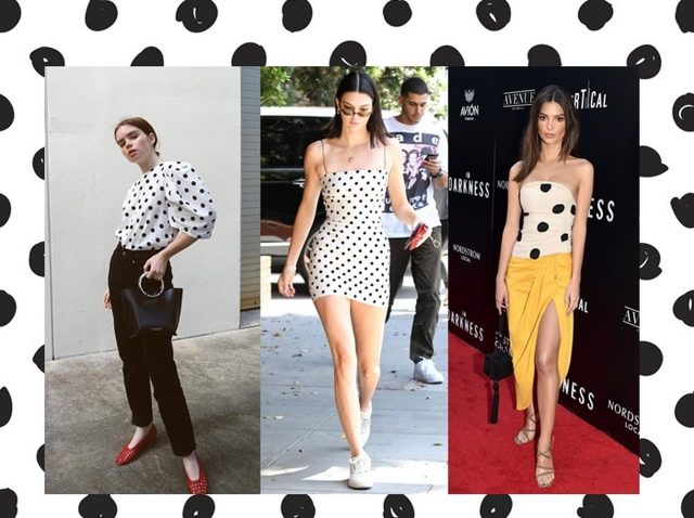 2018夏の注目アイテムは「ドット柄」！海外セレブのコーデまとめ